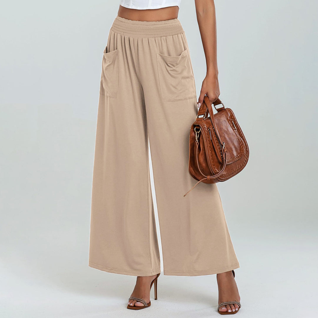 Damen Weit geschnittene Sommersonnenhose mit praktischen Taschen Drune