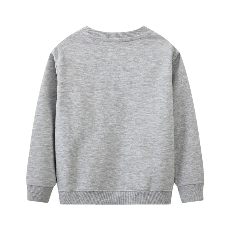 Jungen Sweatshirt mit kreativem Baukran-Design Drune