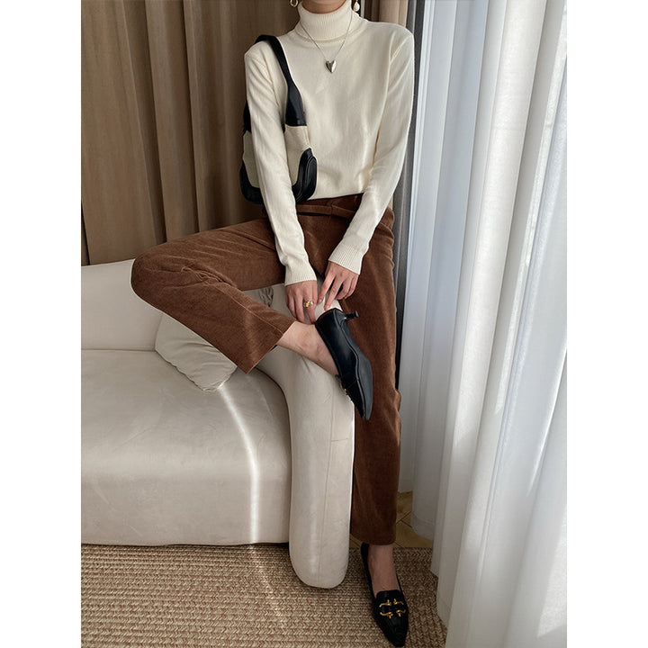 Damen Bequeme Loungehose mit weitem Bein Drune