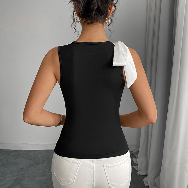 Damen Elegantes und modernes Body mit Schleifen-Detail Drune