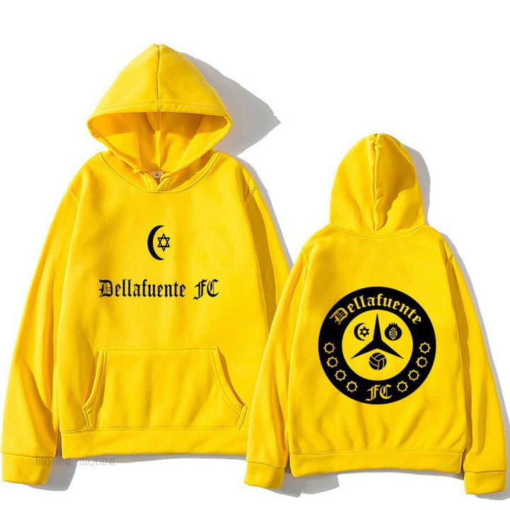 Damen Kapuzenpullover mit künstlerischem Motiv und bequemer Passform Drune