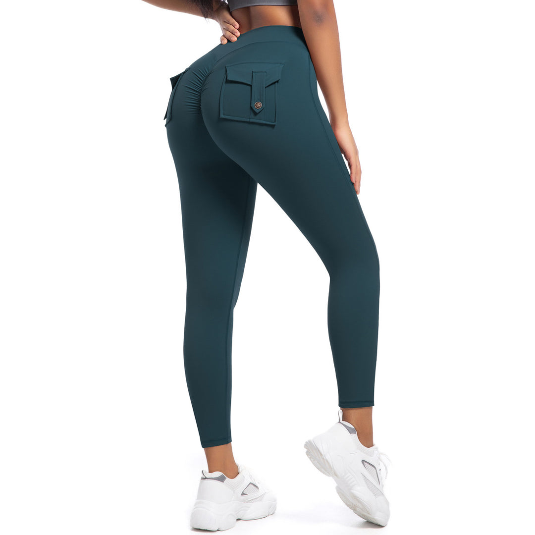 Damen Kompressionsleggings mit hoher Taille und praktischen Taschen Drune
