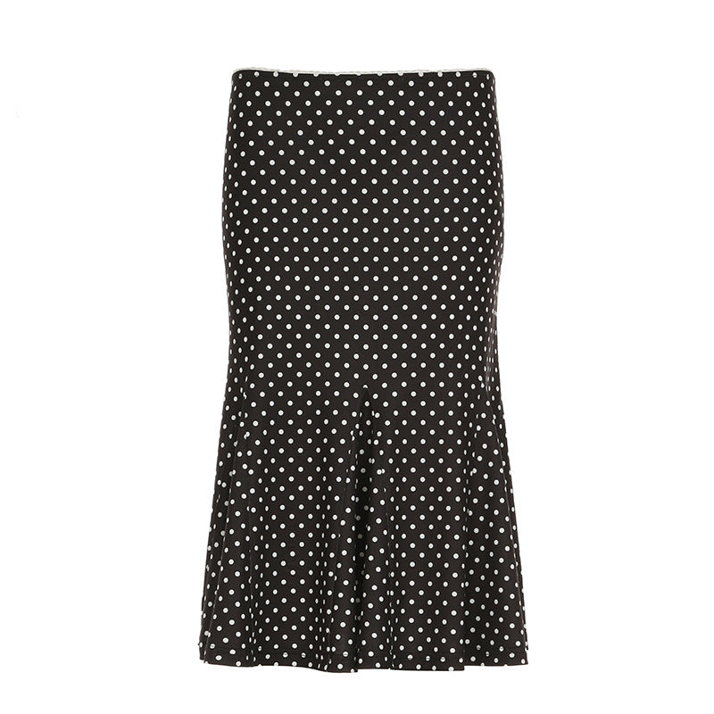 Damen Midi-Rock mit sanft fallendem Saum und elastischem Bund Drune