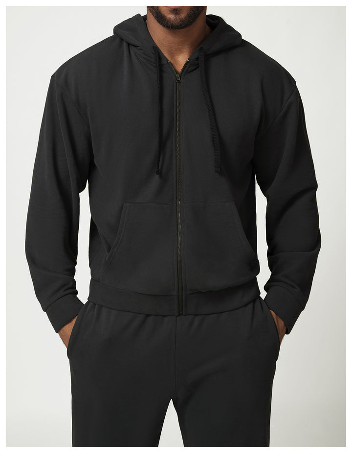Herren Kapuzenjacke mit weichem Innenfutter und praktischen Taschen Drune