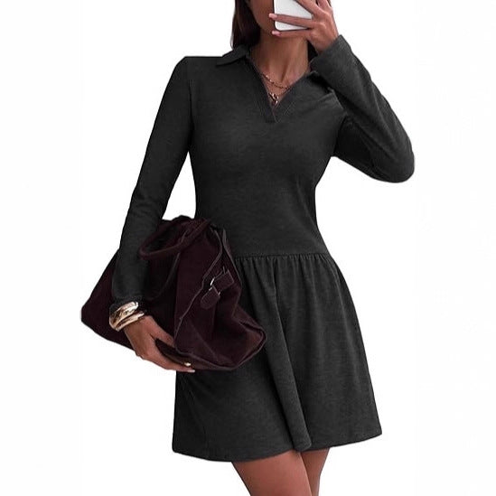 Damen Sportliches Polo-Kleid Drune