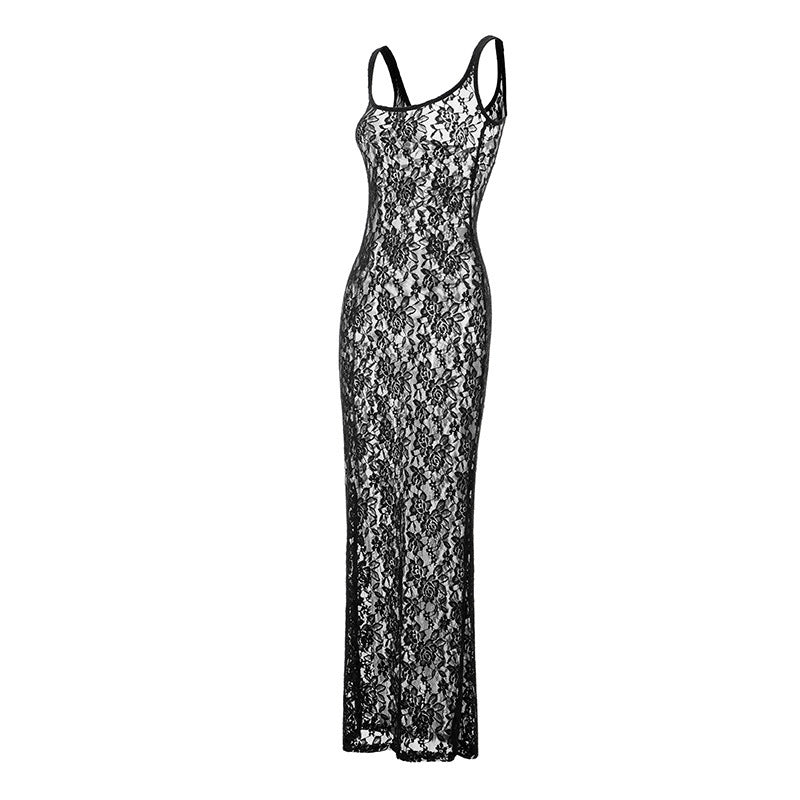 Damen Spitzenkleid im attraktiven Schnitt Drune