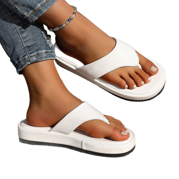 Damen Komfortable Zehensandalen mit ergonomischem Fußbett und rutschfester Sohle Drune