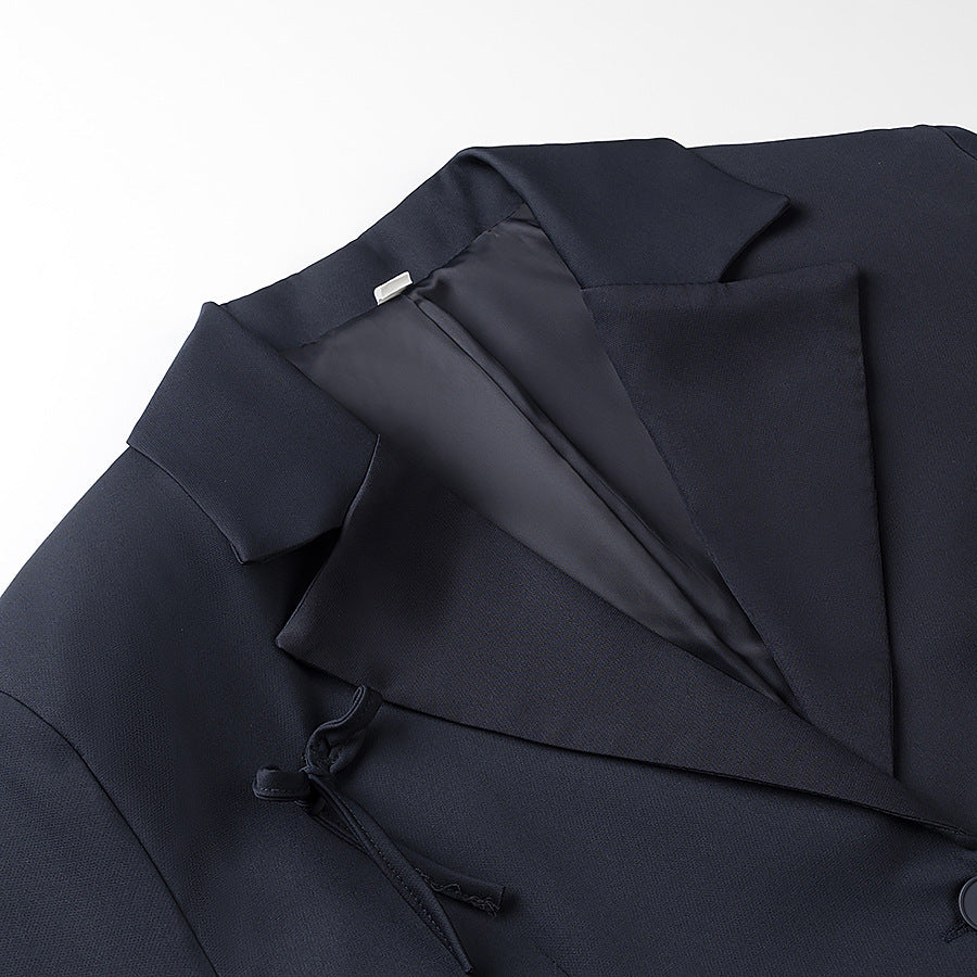 Damen Blazerjacke mit dekorativen Schleifendetails Drune