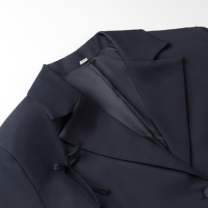 Damen Blazerjacke mit dekorativen Schleifendetails Drune