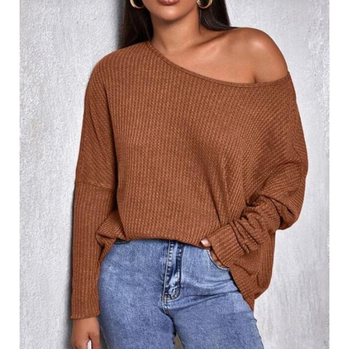 Damen Oversized Strickpullover Drune