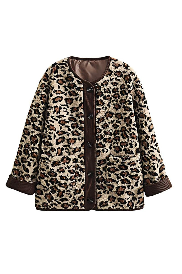 Drune | Lässiger Cardigan Tierdruck Bequem und Stilvoll