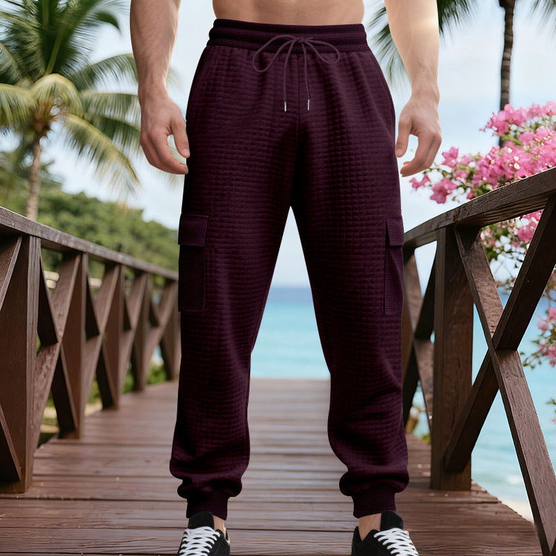 Herren Cargo-Jogginghose mit elastischem Bund und praktischen Seitentaschen Drune