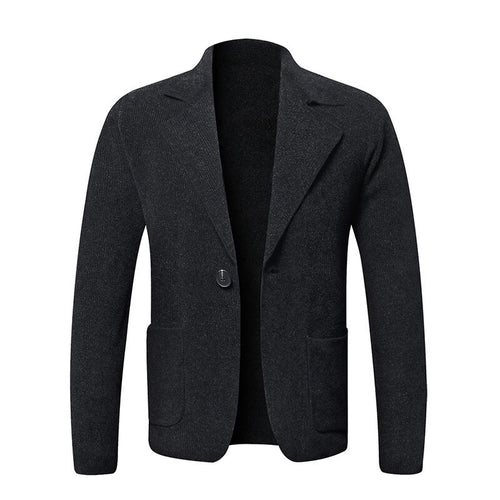 Herren elegante Blazerjacke mit zeitlosem Design und praktischen Taschen Drune