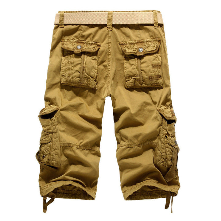 Herren Cargo Shorts mit Mehreren Taschen Drune