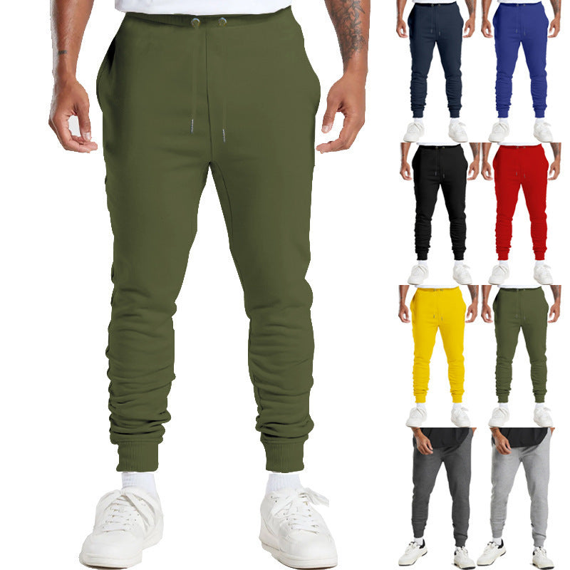 Herren Sportsweatpants mit gestreifen elastischen Bündchen und praktischen Seitentaschen Drune