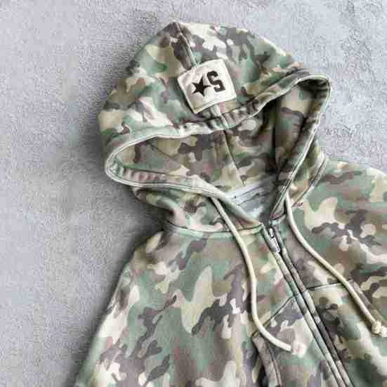 Damen Camouflage-Hoodie und Jogginghose Set Drune