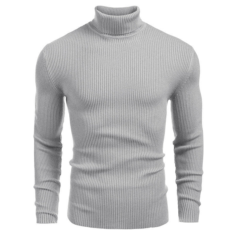 Herren Rollkragenpullover mit strukturiertem Rippenmuster Drune