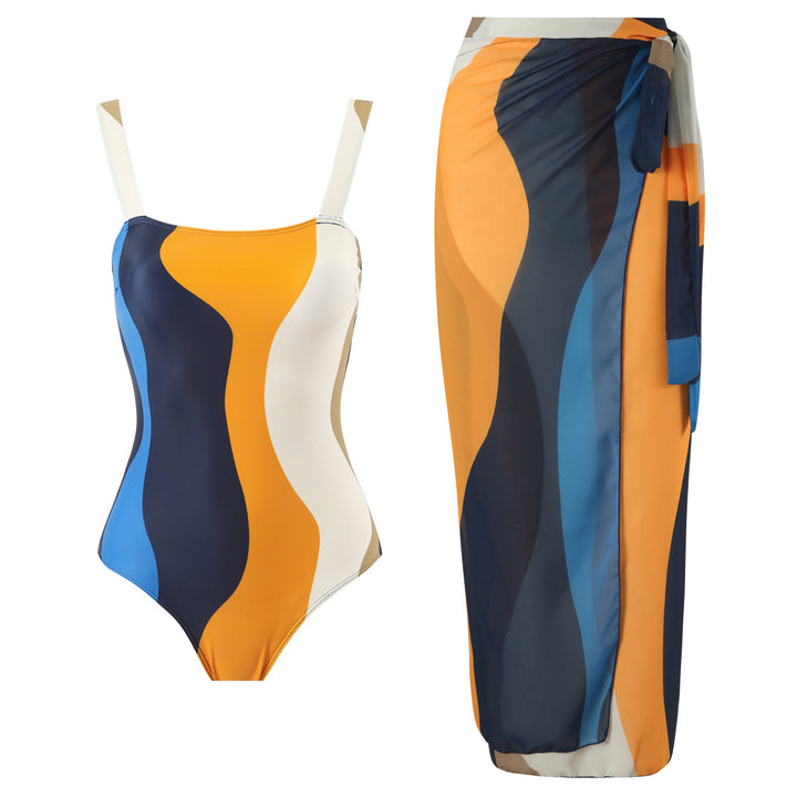 Damen Bademode Set mit trendigem Wickelrock und modernem Schnitt Drune