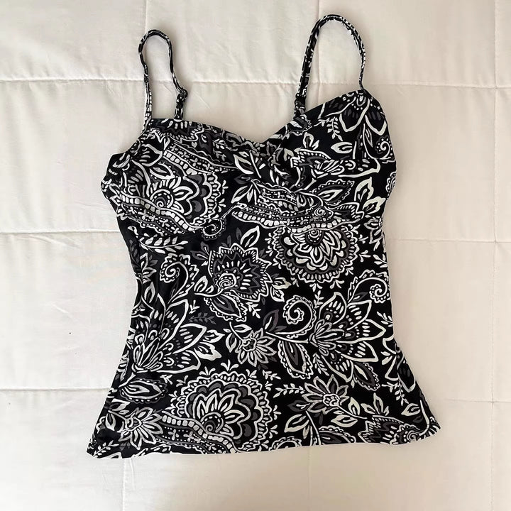 Damen Blusentop mit floralen Mustern Drune