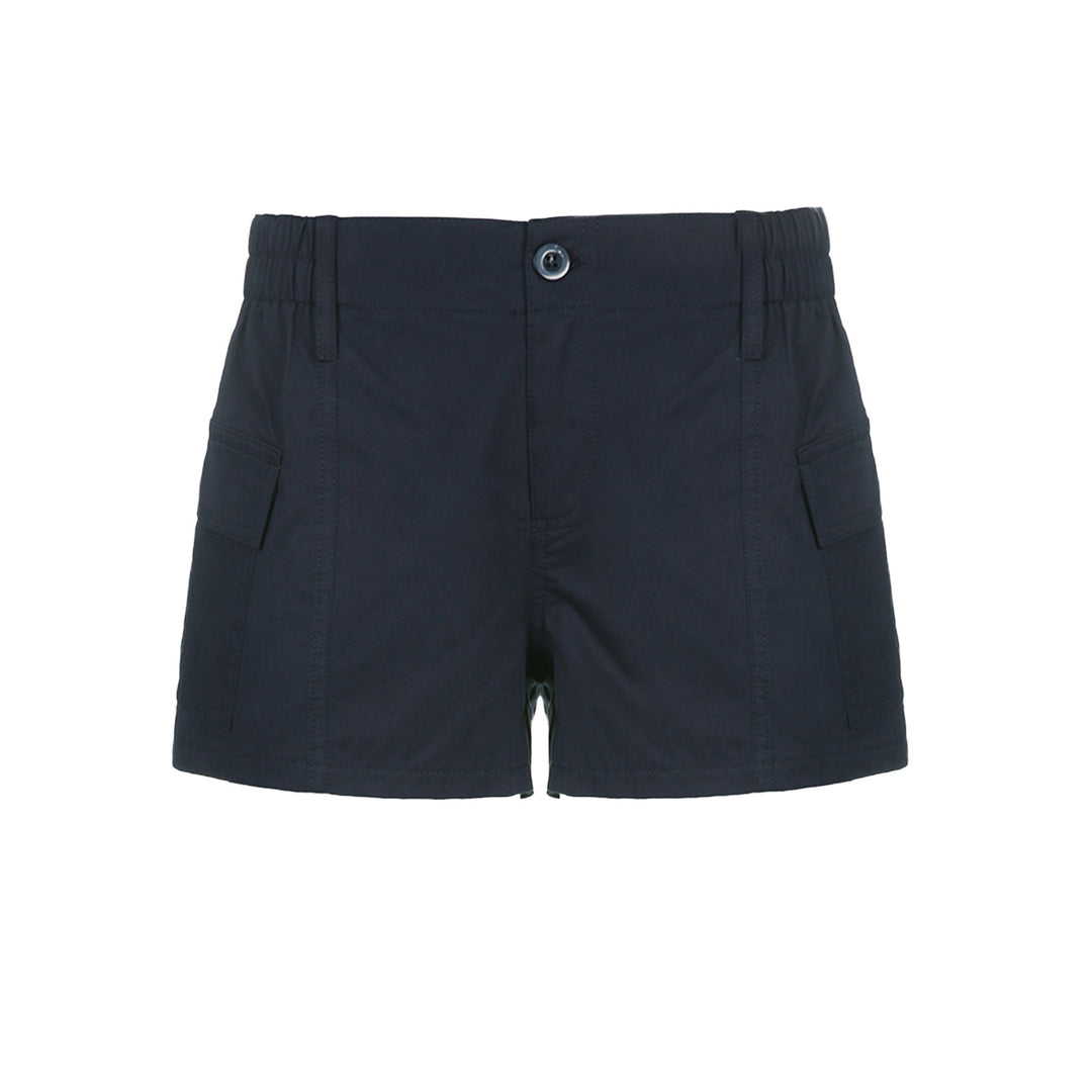 Damen bequeme Cargo-Shorts mit elastischem Bund und praktischen Taschen Drune