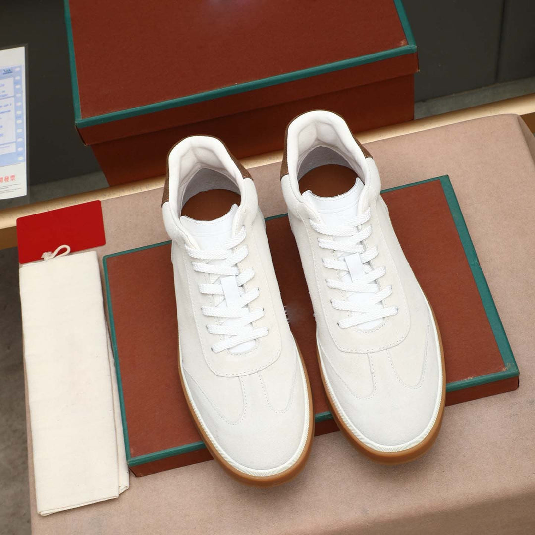 Damen Hochwertige Wildleder Sneakers mit komfortabler Dämpfung Drune