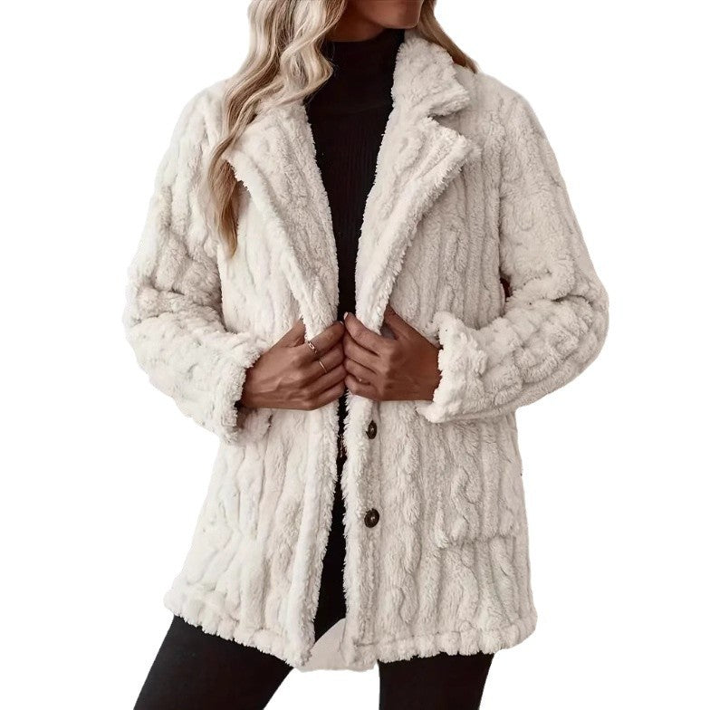 Damen Kuschelige und stilvolle Teddyjacke Drune