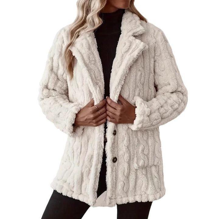 Damen Kuschelige und stilvolle Teddyjacke Drune