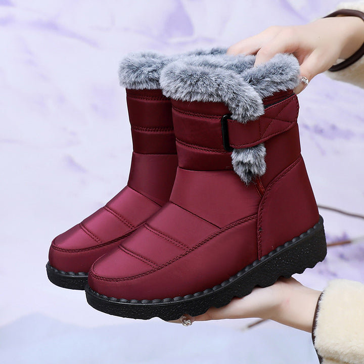 Damen Winterstiefel mit kuscheligem Futter und rutschfester Sohle Drune