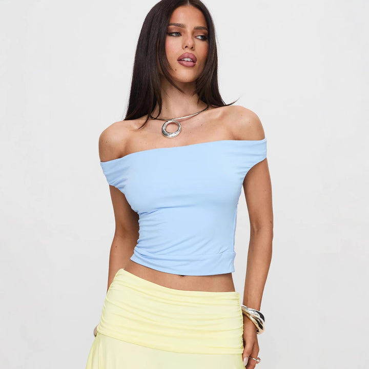Damen Racerback Top mit tiefem V-Ausschnitt und elegantem Halterdesign Drune