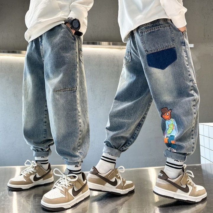 Herren lässige Baggy-Jeans mit einzigartigem Design Drune