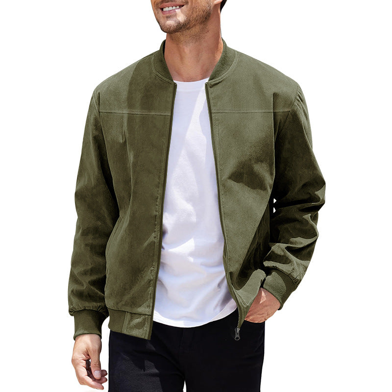 Herren stylische Bomberjacke mit sportlichem Schnitt Drune