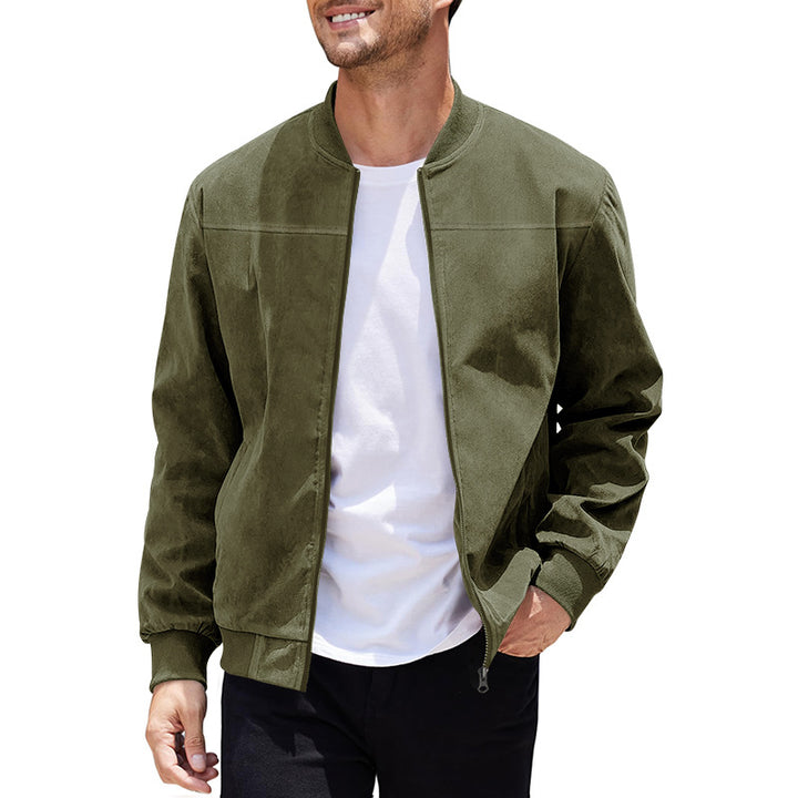 Herren stylische Bomberjacke mit sportlichem Schnitt Drune