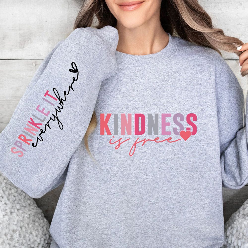 Damen Sweatshirt mit inspirierendem Schriftzug und gemütlicher Passform Drune