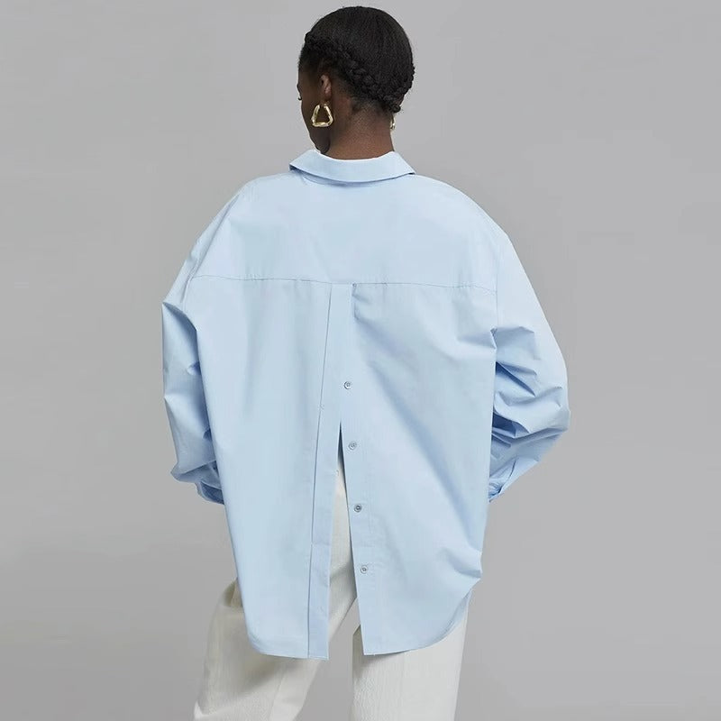 Damen Oversize-BGeschäft hemd Drune