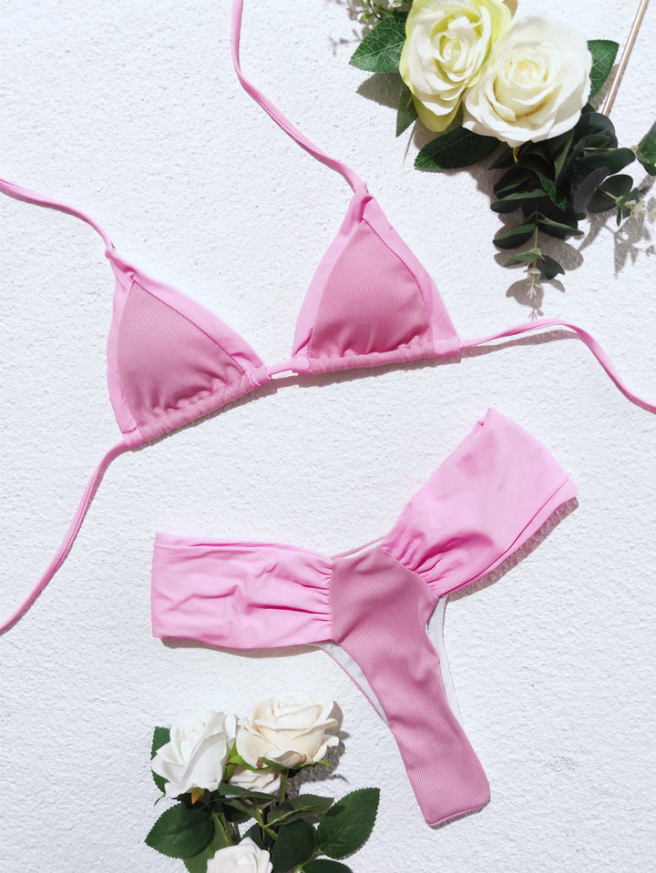 Damen Funktions-Bikini mit raffinierter Rüschendetail und sportlichem Design Drune
