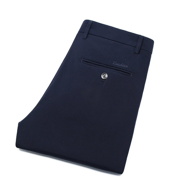 Herren elegante Business-Hose mit schmalem Schnitt und dehnbarem Material Drune