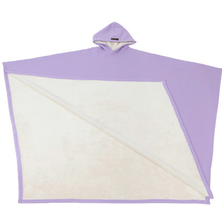 Unisex nan extra-großer Kapuzen-Poncho Kuschelüberwurf mit Mikrofleece-Innenfutter und Thermo-Wärmespeicher Drune