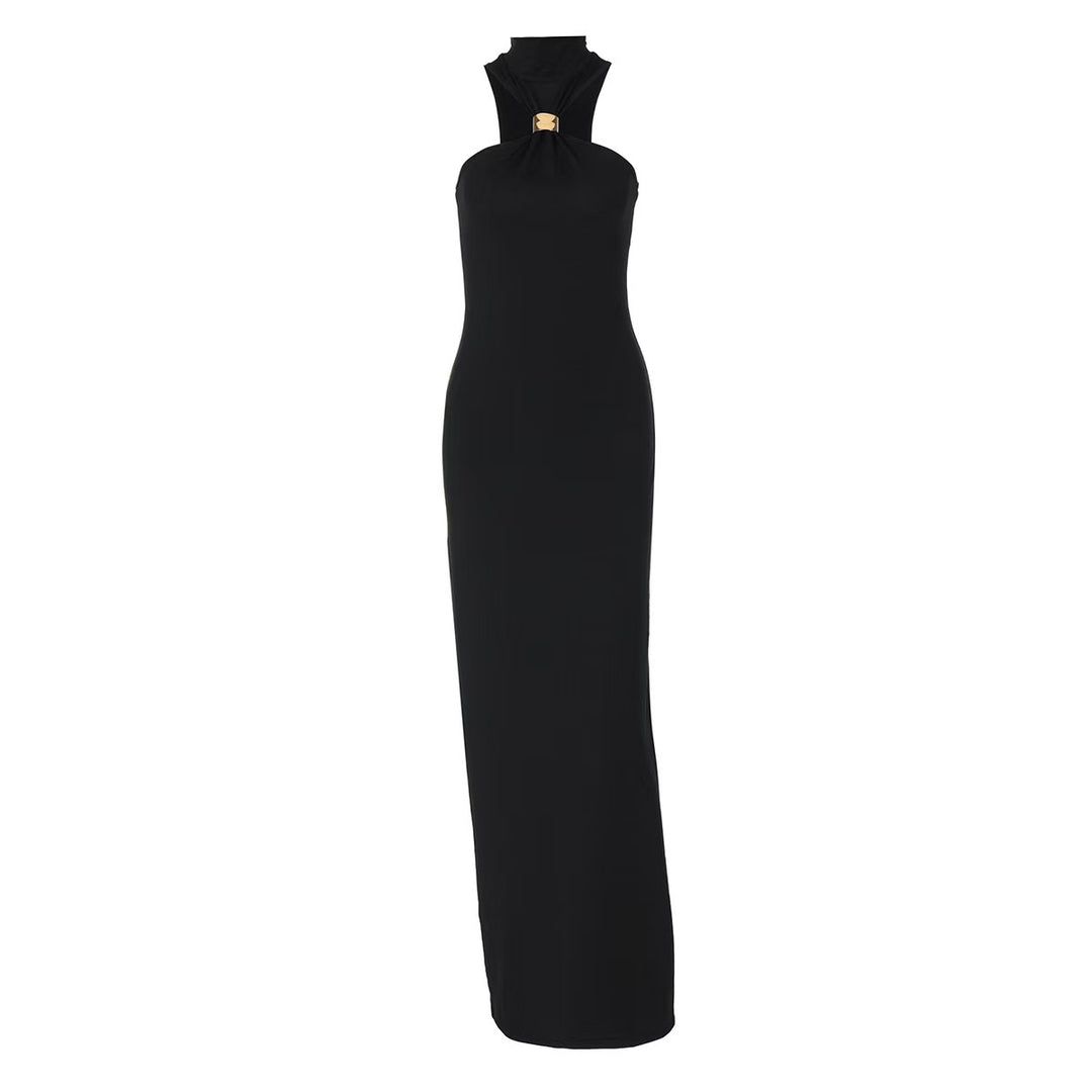 Damen Elegantes schulterfreies Abendkleid mit modischem Detail Drune