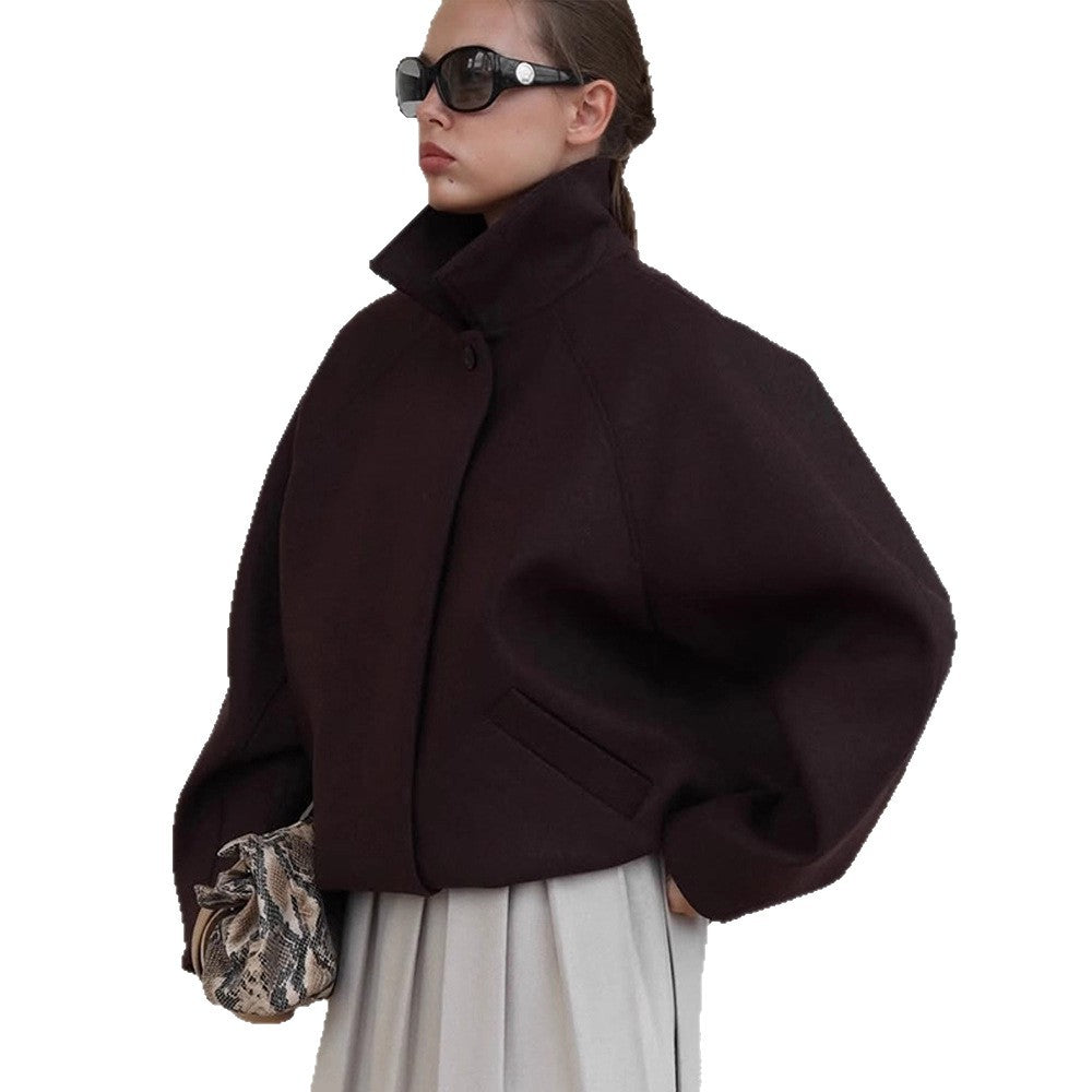 Damen Oversized Mantel Drune