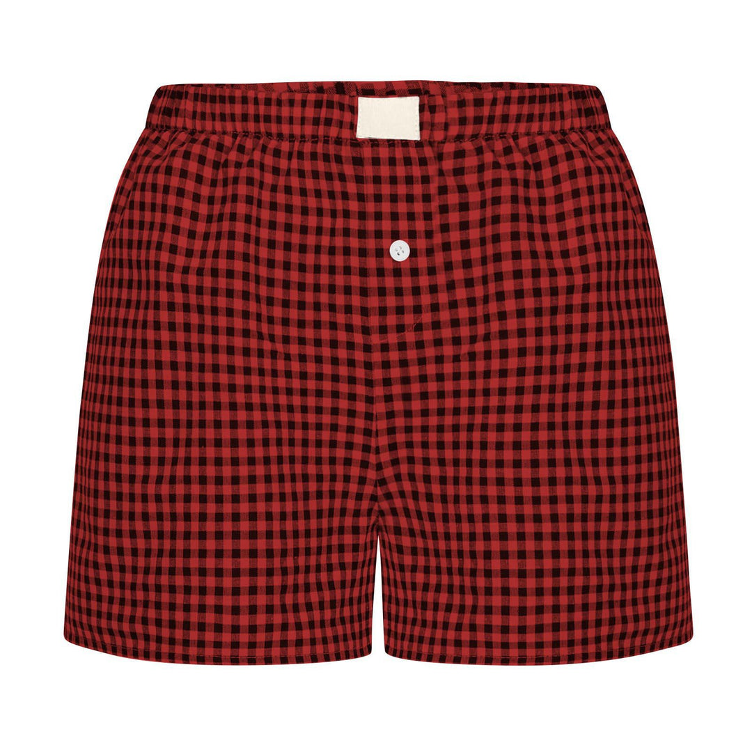 Damen lässige Karohose Drune