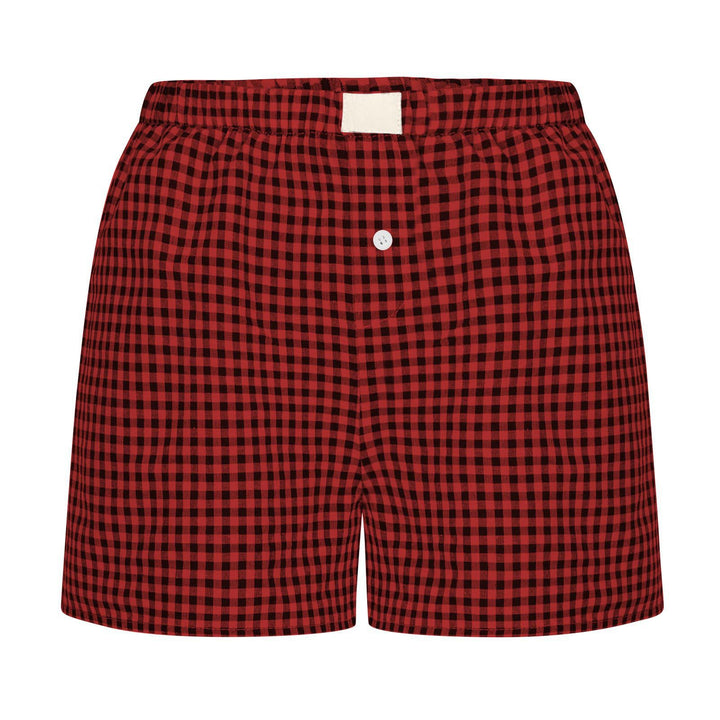 Damen lässige Karohose Drune