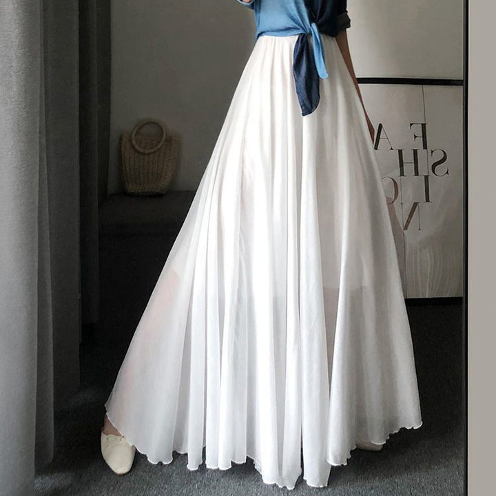 Damen Maxi-Rock mit elastischem Bund und weichem Stoff Drune
