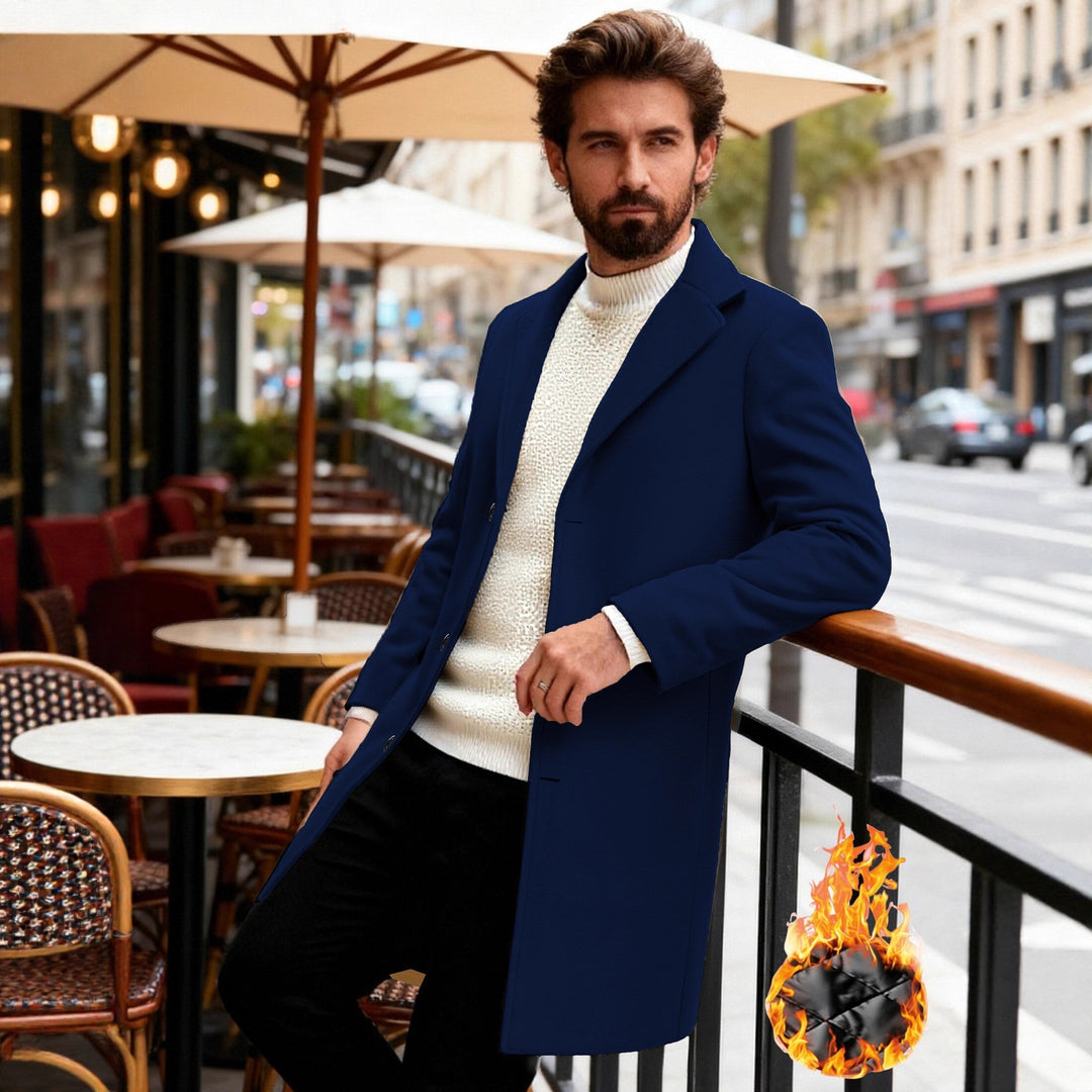Herren eleganter, klassischer Übergangsblazer Drune