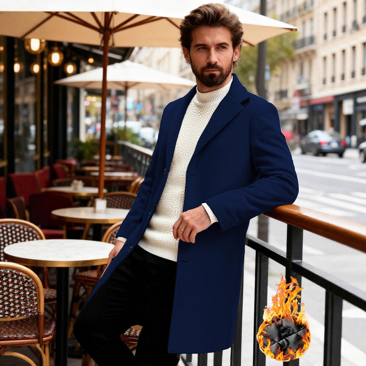 Herren eleganter, klassischer Übergangsblazer Drune