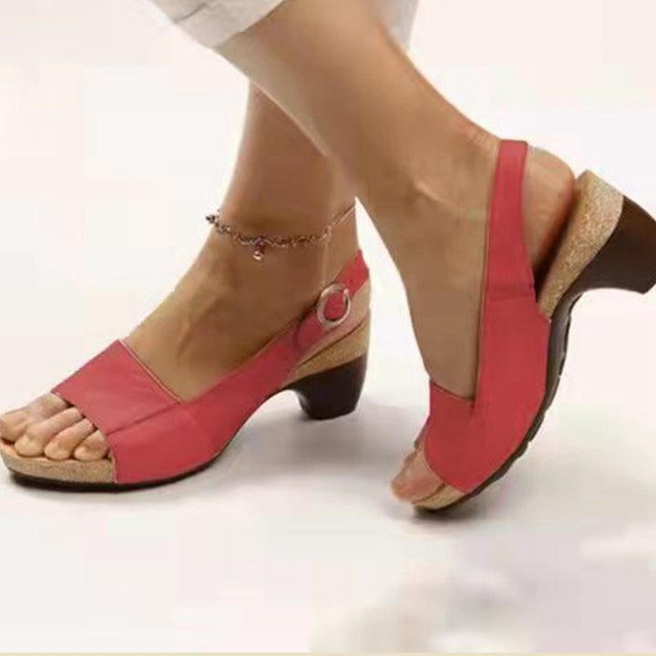 Damen Komfortable und stilvolle Wedgesandalen mit anatomischem Fußbett Drune