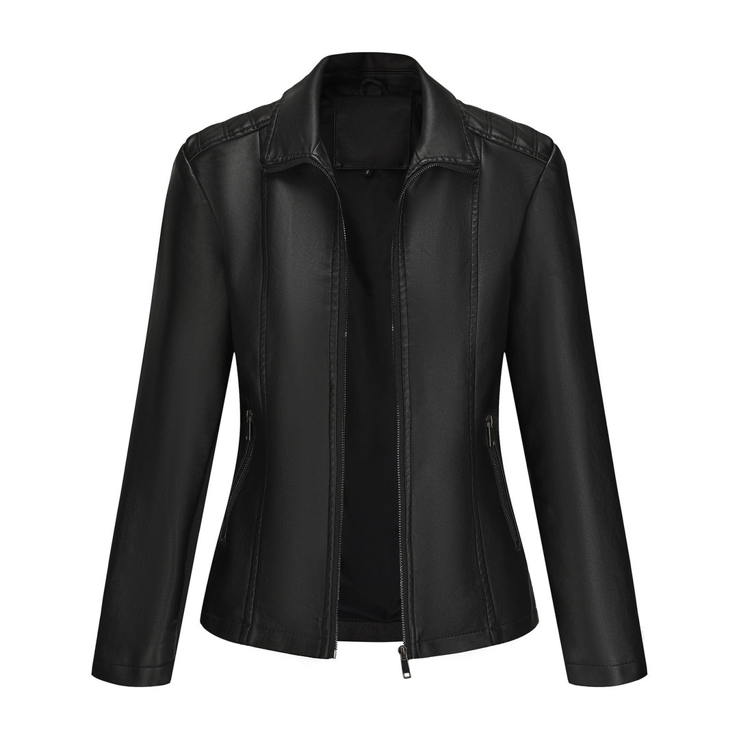 Damen Kunstlederjacke Drune
