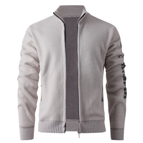 Herren gesteppte Freizeitjacke mit hohem Kragen und modernem Innenfutter Drune