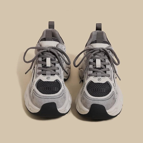 Damen Sportliche und atmungsaktive Sneakers mit dämpfender Sohle Drune