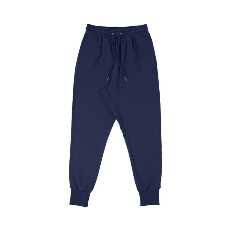 Unisex nan Jogginghose mit tiefem Schritt, elastischem Tunnelzugbund und gerippten Bündchen Drune