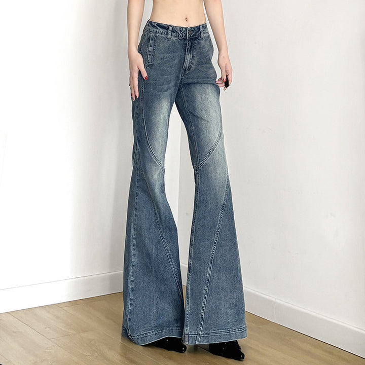 Damen Flared Jeans im individuellen Vintage-Look mit skandinavischem Flair Drune